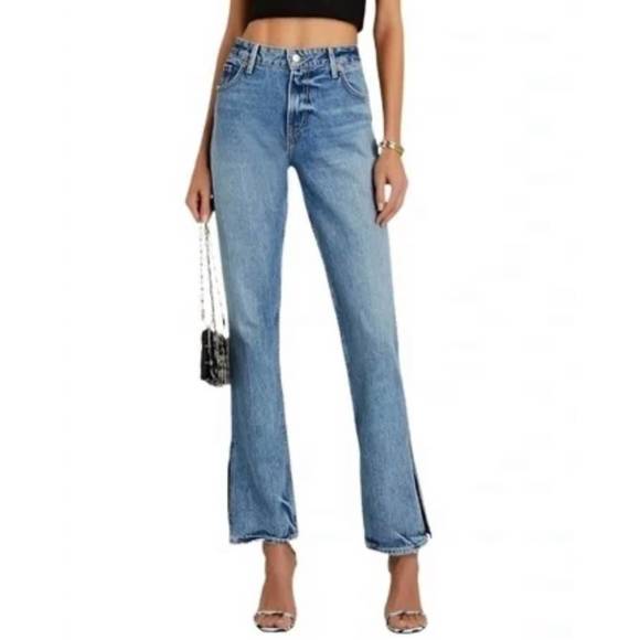 NEW GRLFRND hailey low rise slim boot in melrose
